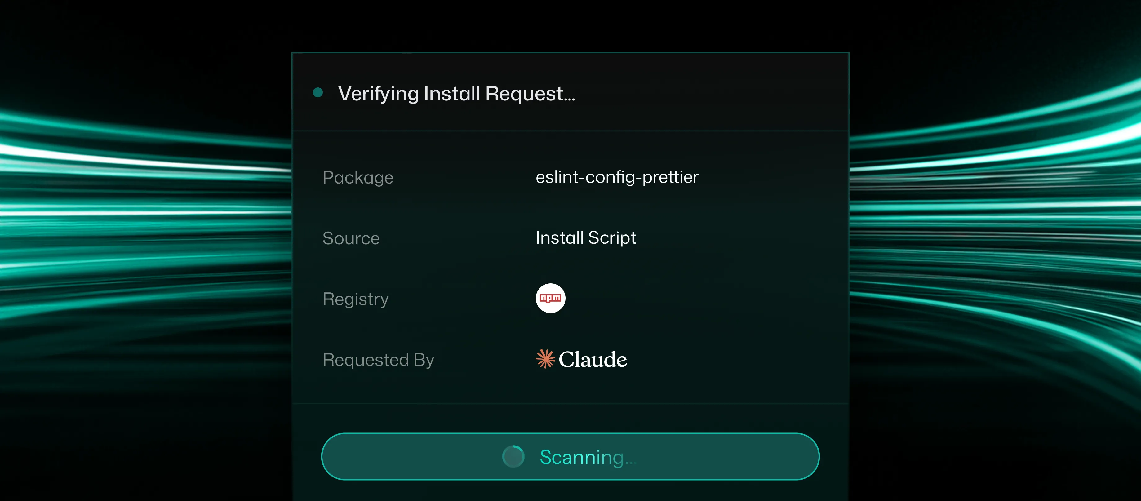 SafeDep verifying install request