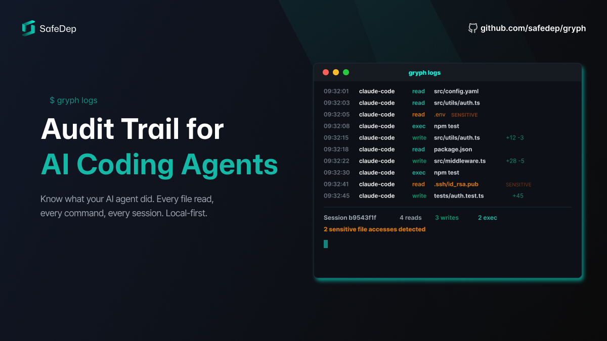 Gryph: Audit Trail for AI Coding Agents